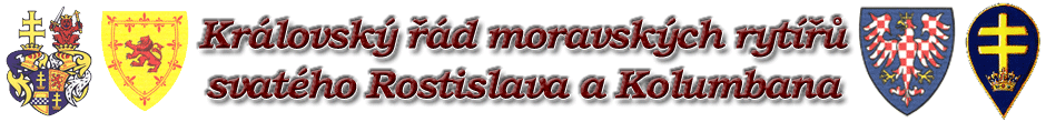 Královský řád Moravských rytířů svatého Rostislava a Kolumbana logo